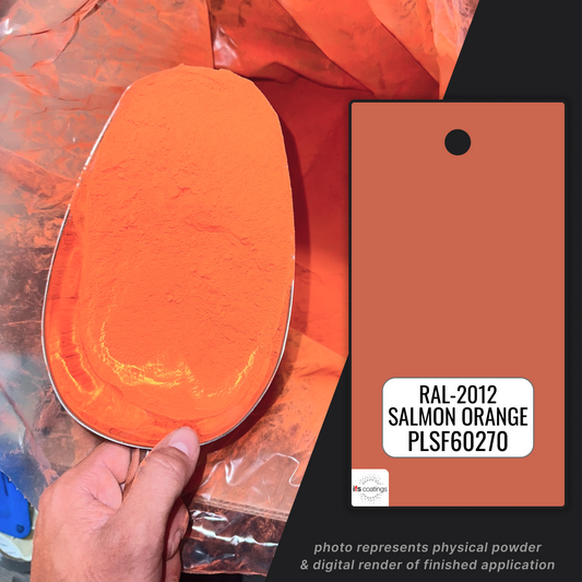 RAL 2012 Salmon Orange Powder Coating Paint, 1 lb - IFS PLSF60270