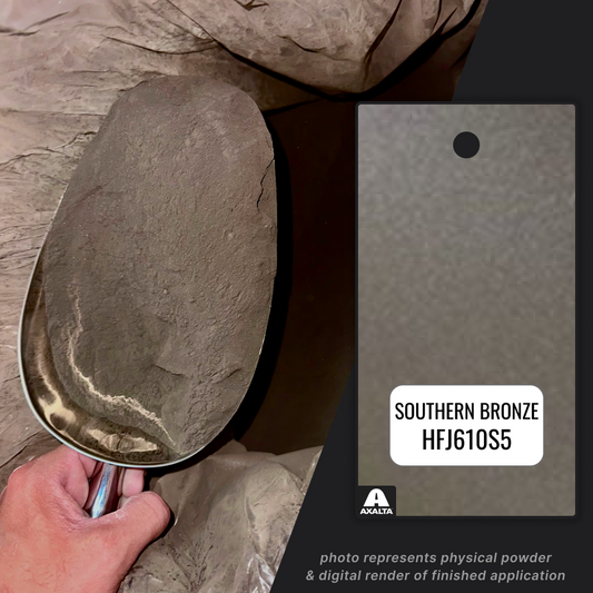 Southern Bronze HAA Powder Coating Paint, 1 lb - Axalta HFJ610S5