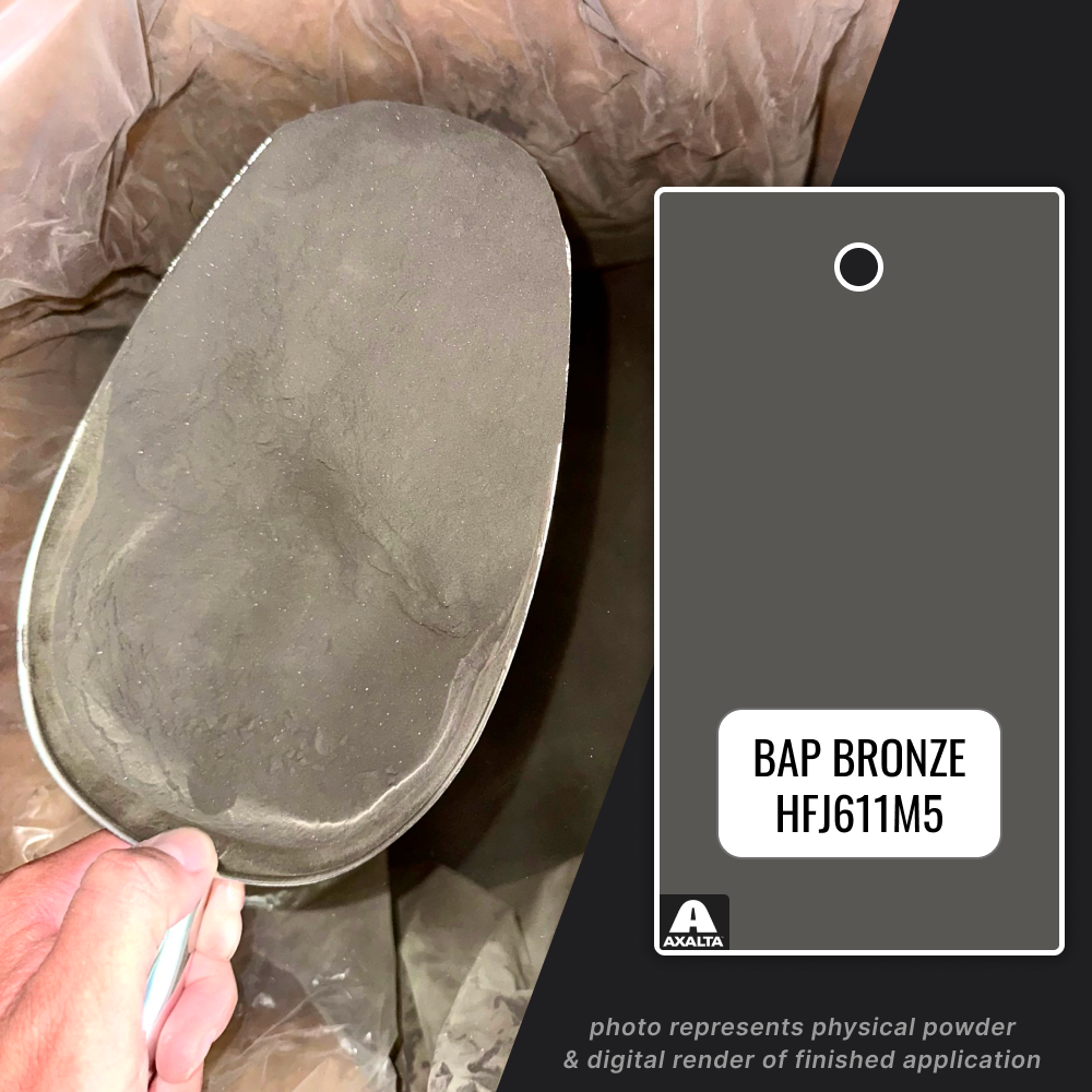 BAP Bronze Powder Coating Paint, 1 lb - Axalta HFJ611M5 – PowderDepot.com