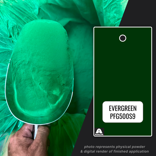 EVERGREEN HIGH GLOSS POWDER COATING PAINT - AXALTA PFG500S9