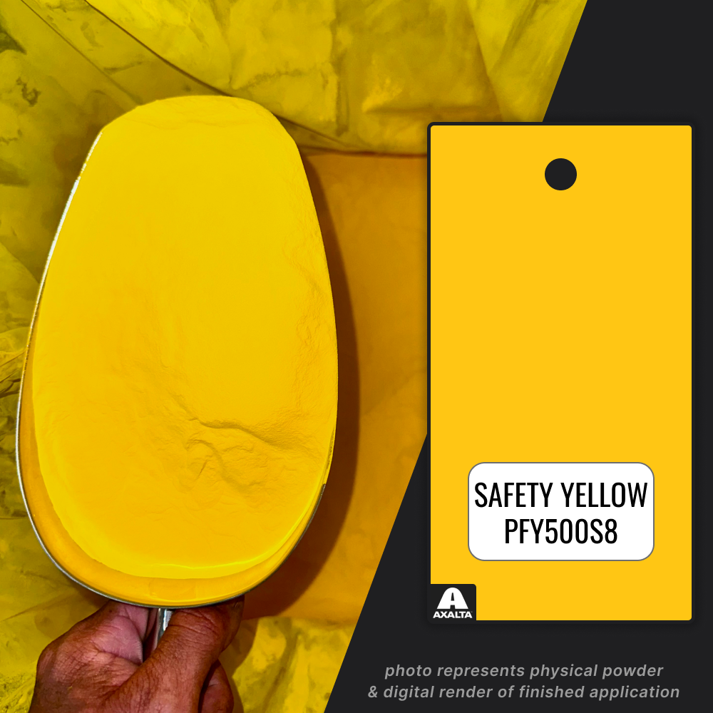 Safety Yellow Ink Color Safety Yellow Powder Coating Paint, 1 lb - Axalta PFY500S8 ...