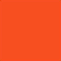 SAFETY ORANGE POWDER COATING PAINT, 1 LB - AXALTA PFS500S8